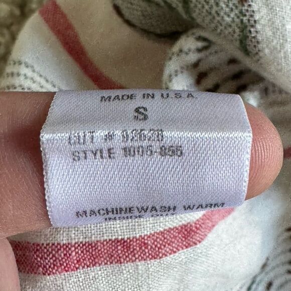 CP Shades Linen Aztec Stripe Top Size Small - Picture 6 of 6